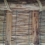 かやぶき屋根の内側2